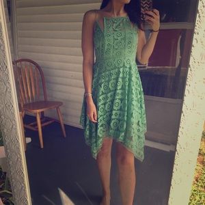 NWOT Free People strappy lace dress